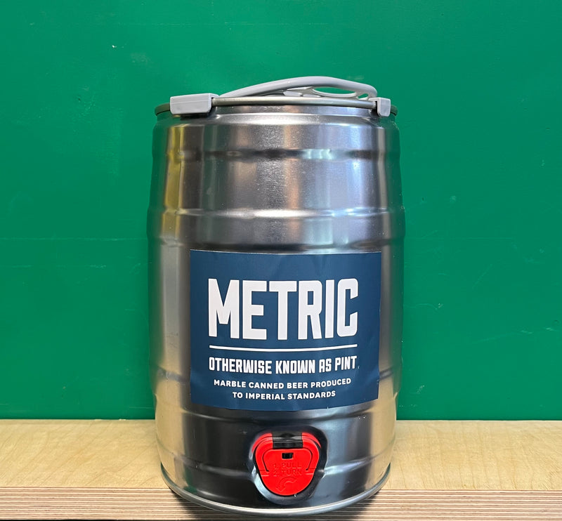 Marble Metric Mini Keg