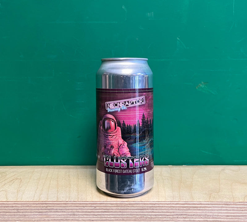 Neon Raptor Clusters Black Forest Gateau Stout